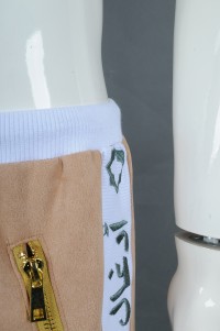 WTV169 Customized Winter Contrast Casual Set Golden Pants Bag Zipper 100% Poly Sports Suit Shop detail view-16